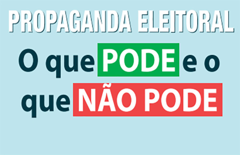 Propaganda eleitora autorizadas apartir desta quinta-feira (16)