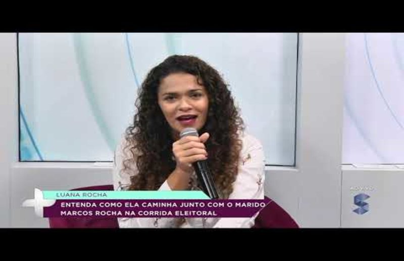 Luana fala da caminhada com Marcos Rocha (VÍDEO)