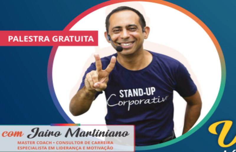 Inscrições abertas para palestra gratuita sobre liderança com o Coach Internacional Jairo Martiniano
