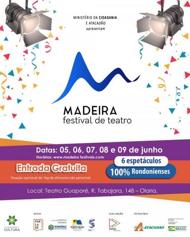 Prêmio Sesc de Incentivo às Artes Cênicas de Rondônia 2019 - Madeira Festival de Teatro - Gente de Opinião