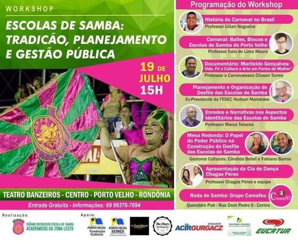 Lenha na Fogueira - Começa hoje Festival Cultural do Distrito de Nazaré do Madeira - Acadêmicos da Zona Leste e Workshop de Carnaval - Gente de Opinião