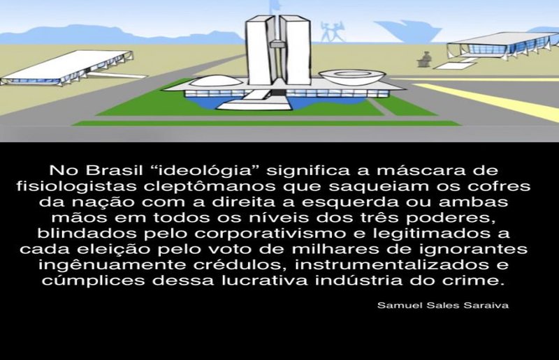 Guerrilha “ideológica” que mantém o país travado.