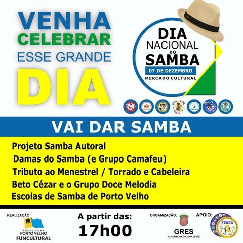 Festa para o Dia Nacional do Samba + Abertura do Natal de Luz + Lenha na Fogueira - Gente de Opinião