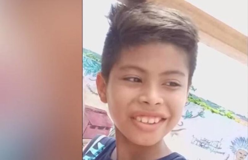 Ainda é delicada a situação do menino que perdeu um dos olhos com um tiro de espingarda